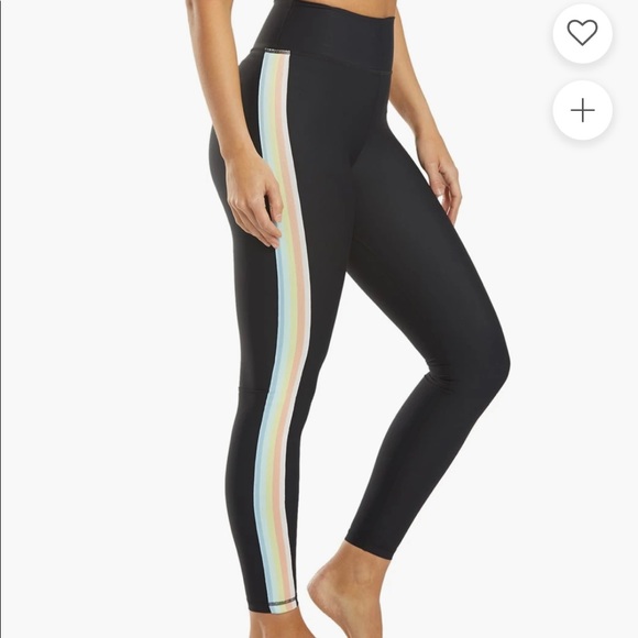 Spiritual Gangster Pants - Spiritual Gangster Rainbow stripe perfect leggings